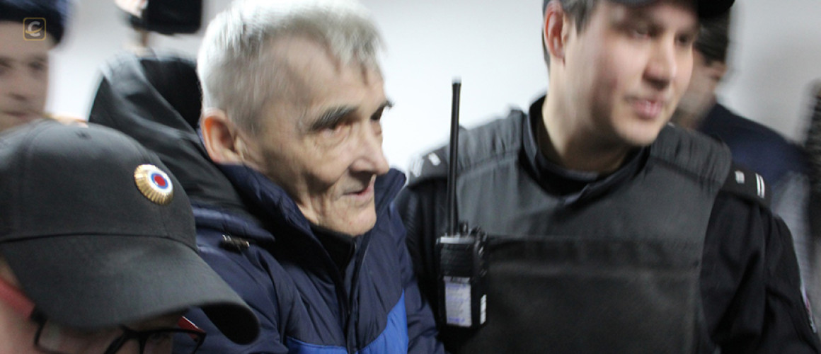 Юрий Дмитриев в суде, 18 декабря 2018 года. Фото: Столица на Онего